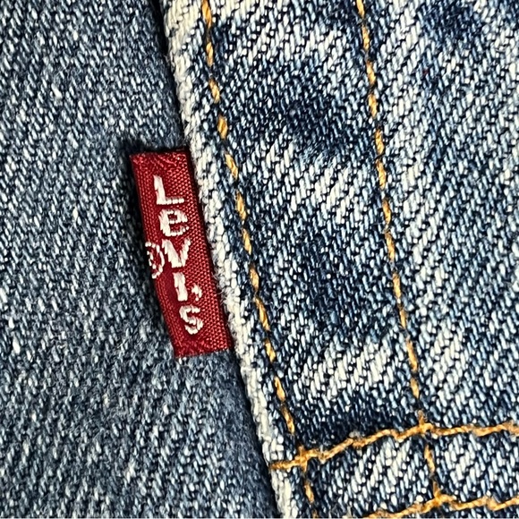 Vtg Levi’s 505 Classic Jeans Sz 8P Light Wash Everyday Essential Y2K Streetwear - Picture 7 of 11